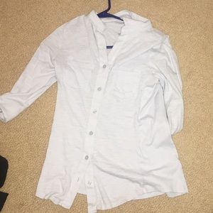 Light blue button down shirt